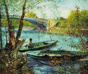 Vincent Van Gogh Fishing in the Spring, Pont de Clichy USA oil painting reproduction